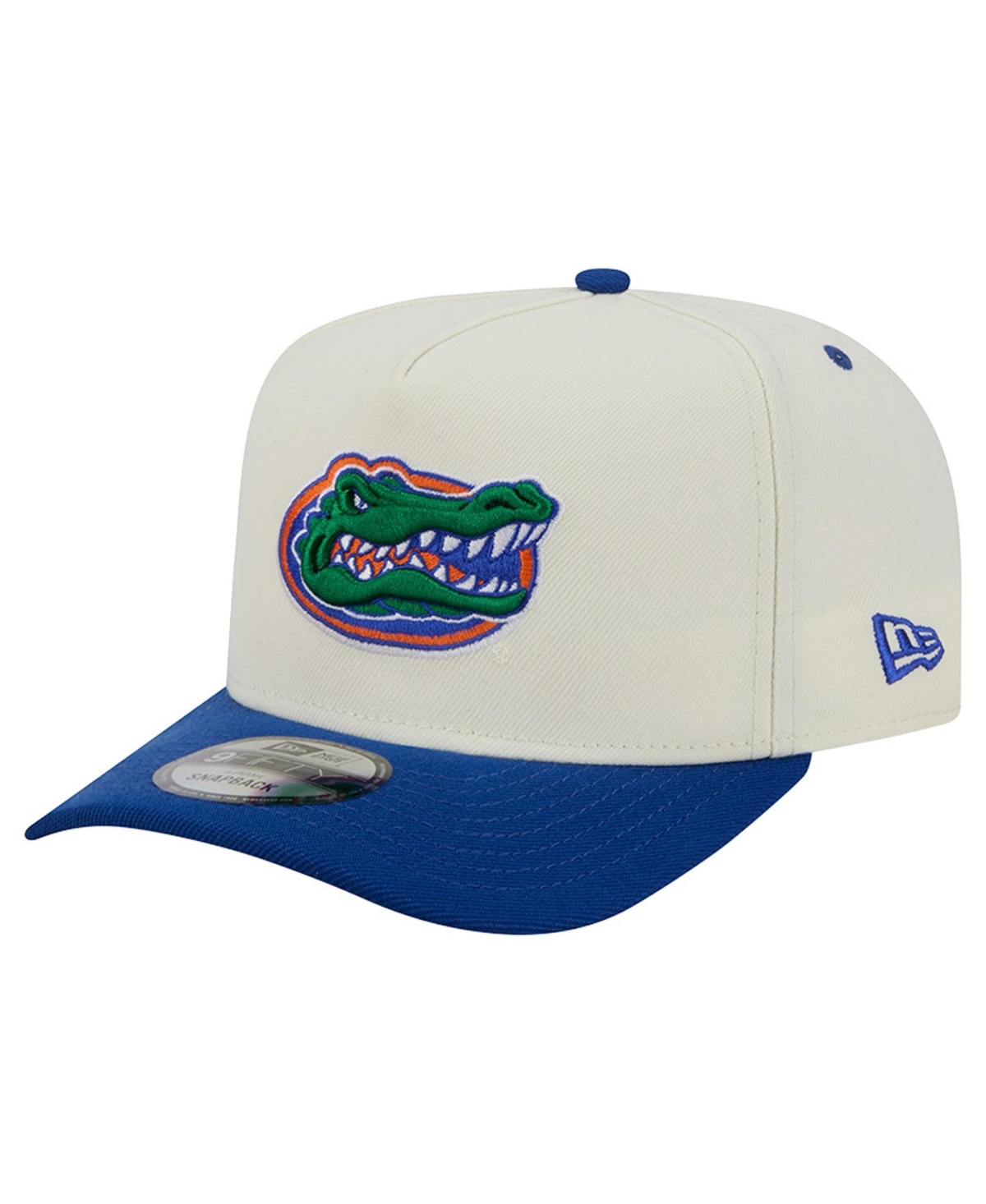 New Era Men's and Women's White/Royal Florida Gators 9FIFTY A-Frame Snapback Hat - Royal, White