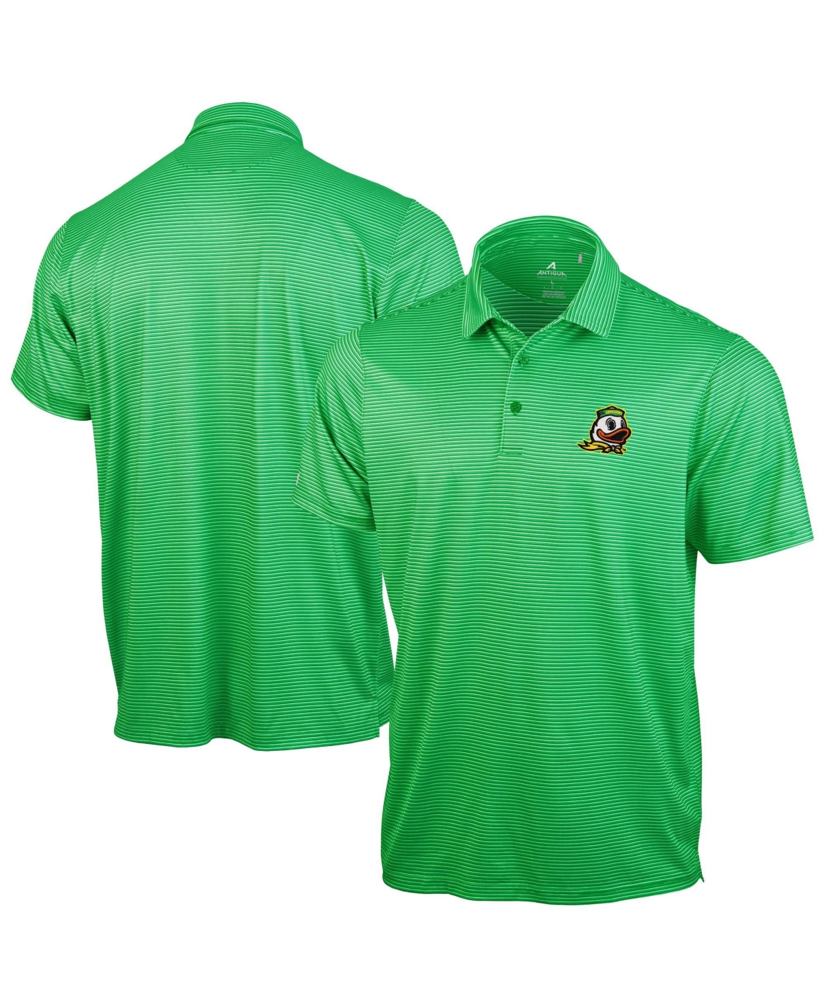 Antigua Men's Green Oregon Ducks Lineage Polo Shirt - Green