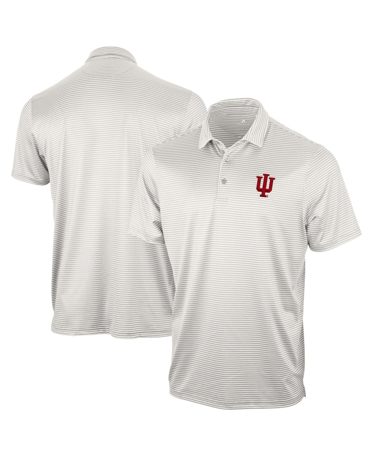 Antigua Men's Gray Indiana Hoosiers Eager Polo Shirt - Gray