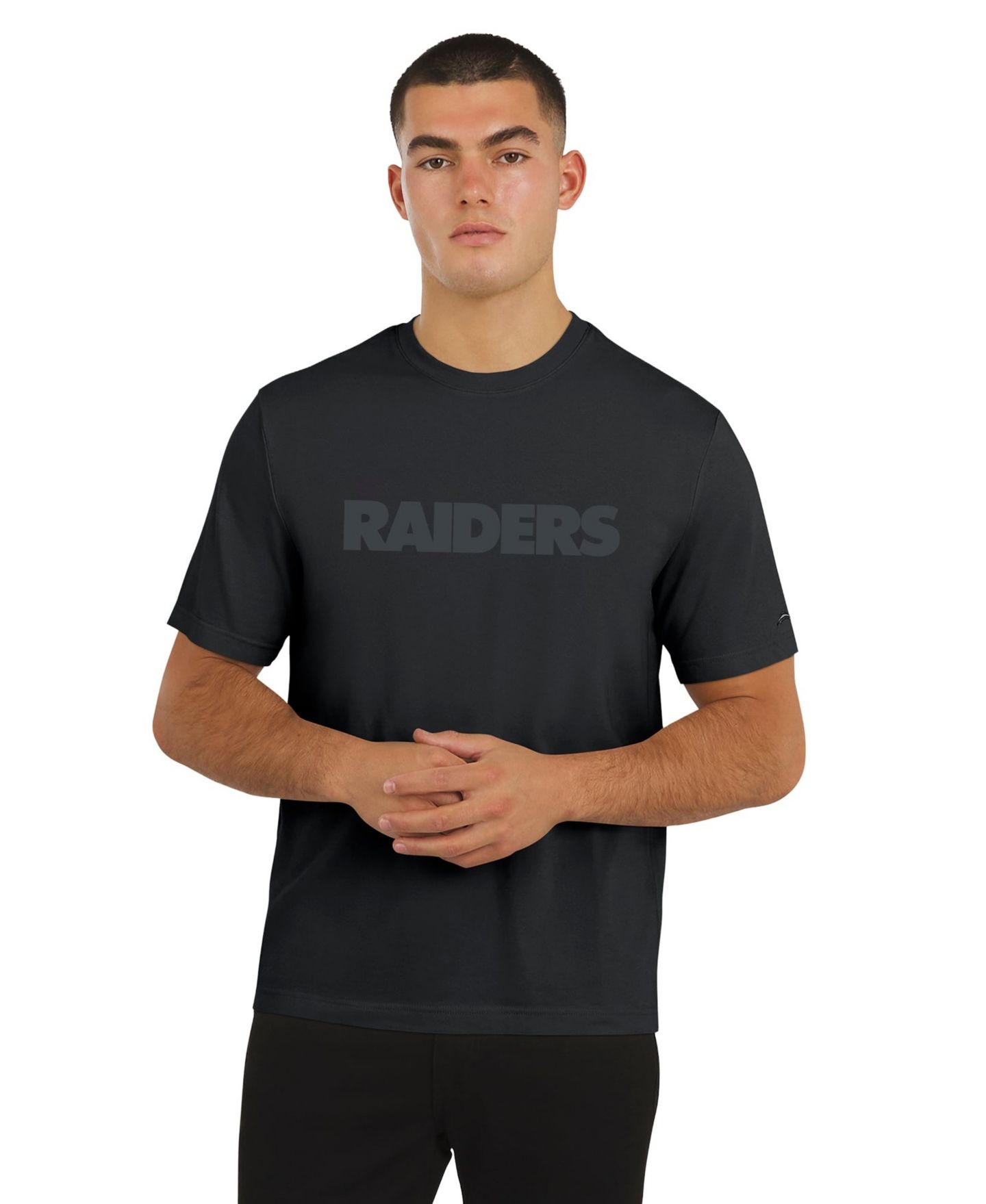 Мужская футболка J. Palmer Black Las Vegas Raiders Play Action Tri-Blend — фото 1
