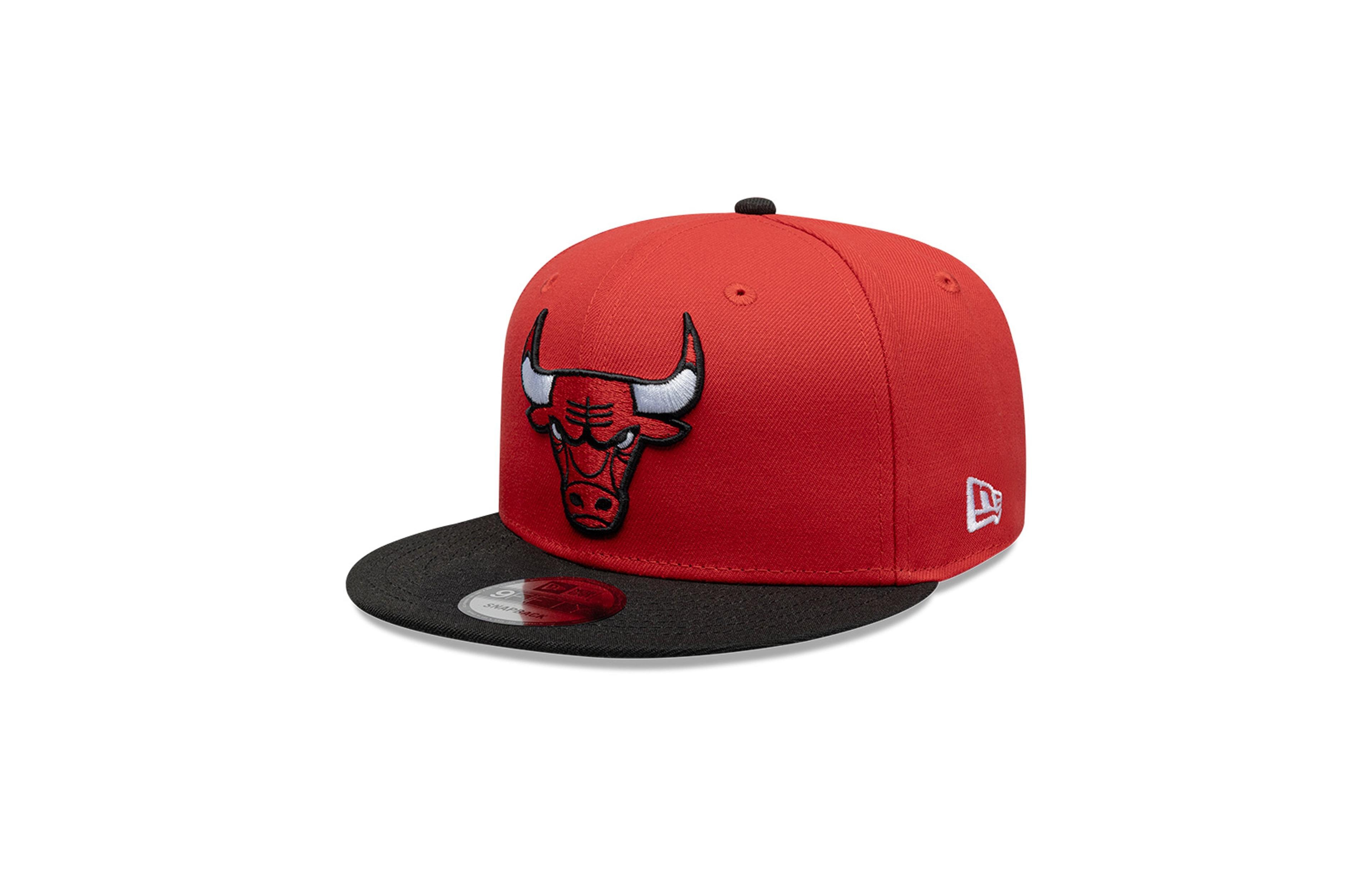 New Era Men's Red Chicago Bulls Two-Tone 9FIFTY Snapback Hat