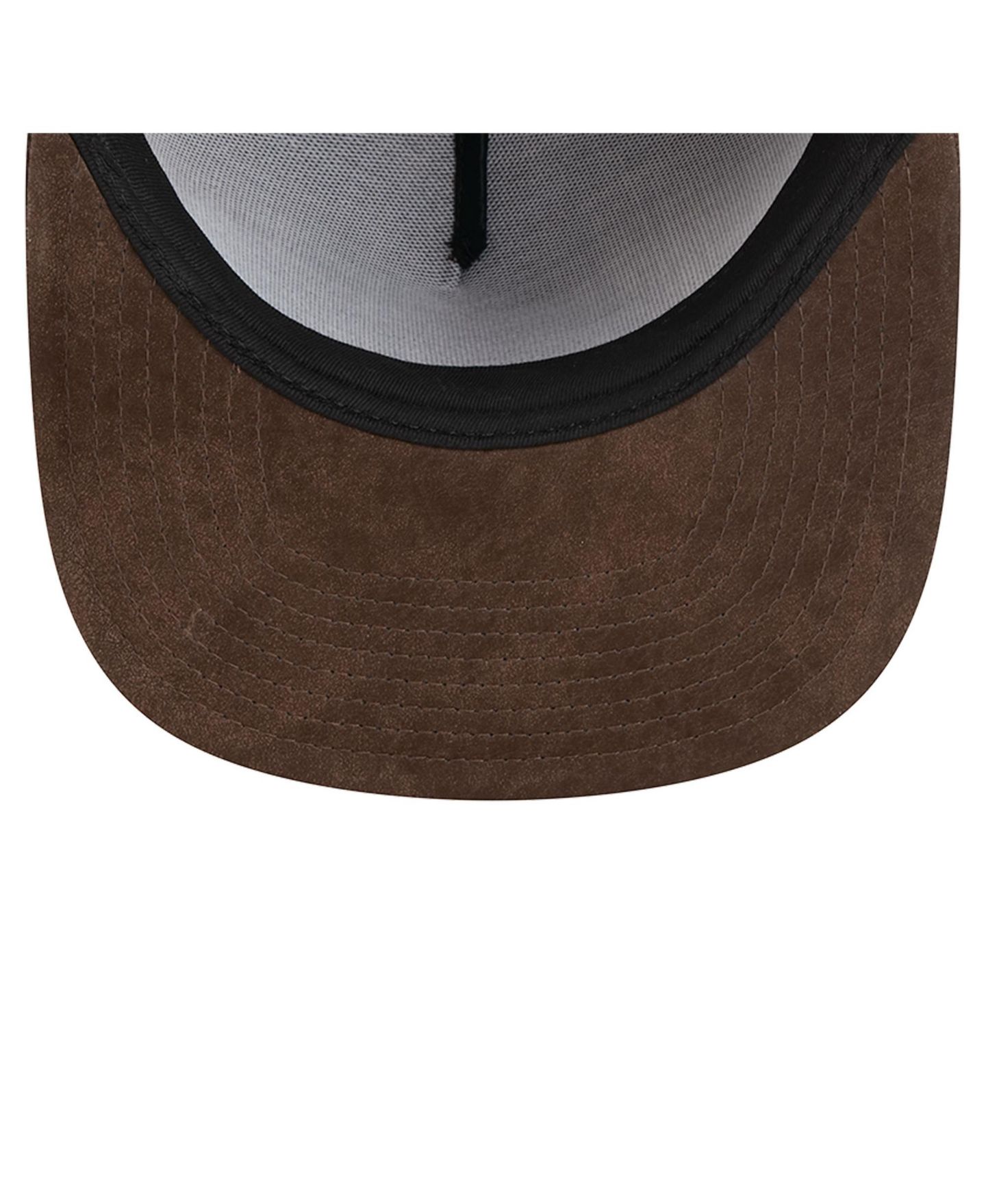 Мужская кепка New Era Brown Cleveland Cavaliers Plaid 9FIFTY A-Frame Adjustable Hat — фото 5