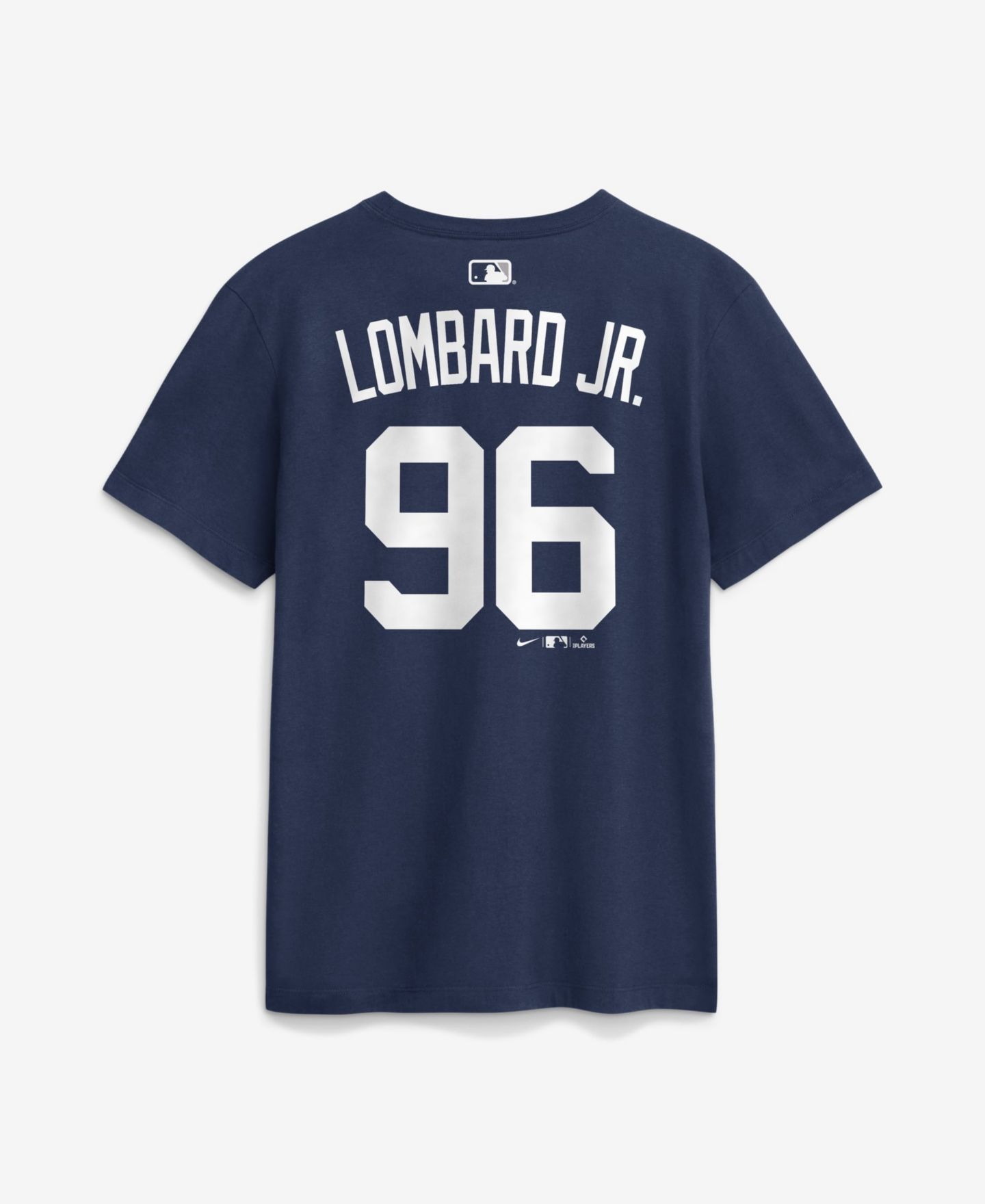 Мужская футболка Nike George Lombard Jr. Navy New York Yankees Home Name & Number — фото 3