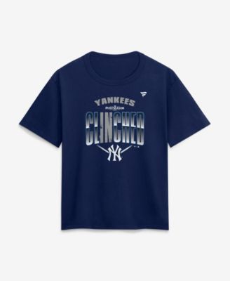 Women's Navy New York Yankees 2026 MLB Postseason Locker Room T-Shirt