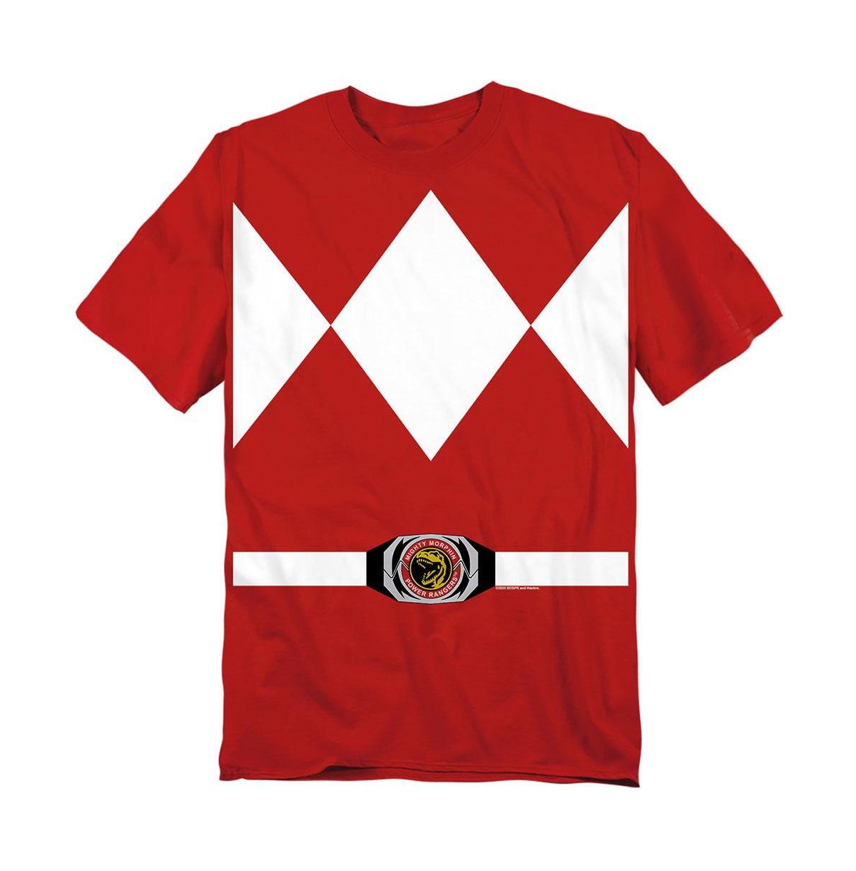 Power Rangers Men's Ranger Uniform T-Shirt - Red