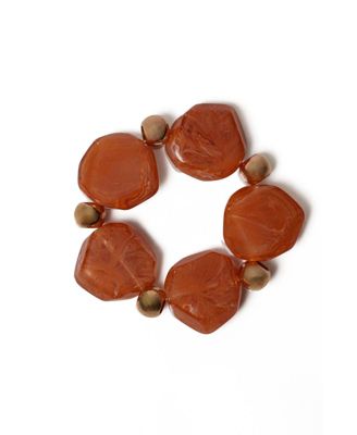 Women's Oversized Marble Resin Slip-On Bracelet