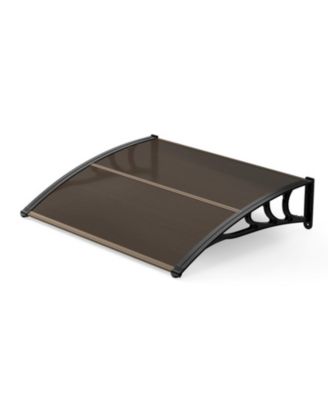 39 x 30 Inches  Polycarbonate Window and Door Awning Canopy