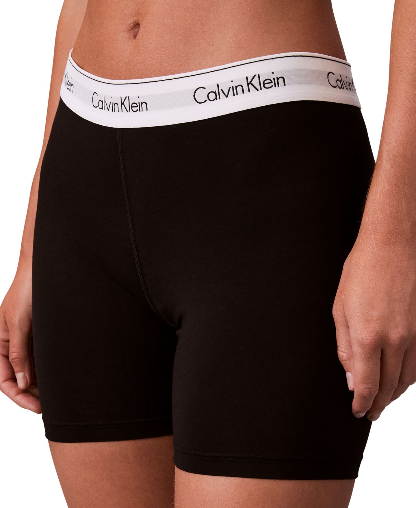 Трусы-боксеры Icon, хлопок, модал — Calvin Klein, цвет: Чёрный — фото 1