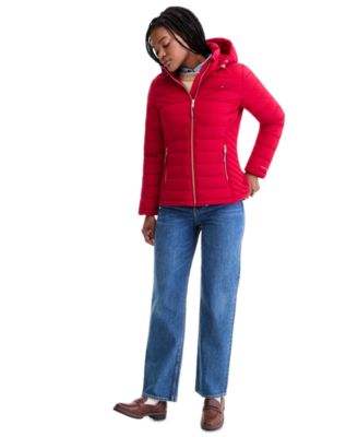 Women's Hooded Packable Puffer Coat, Created for Macy's