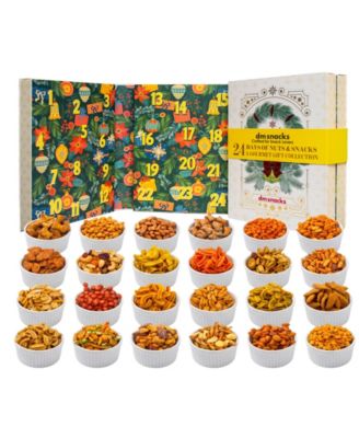 24 Days of Nuts and Snacks Holiday Advent Calendar, 24 Pieces