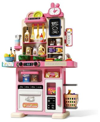 Interactive Stovetop Play Kitchen with Auto Water Sink, Ages 3+