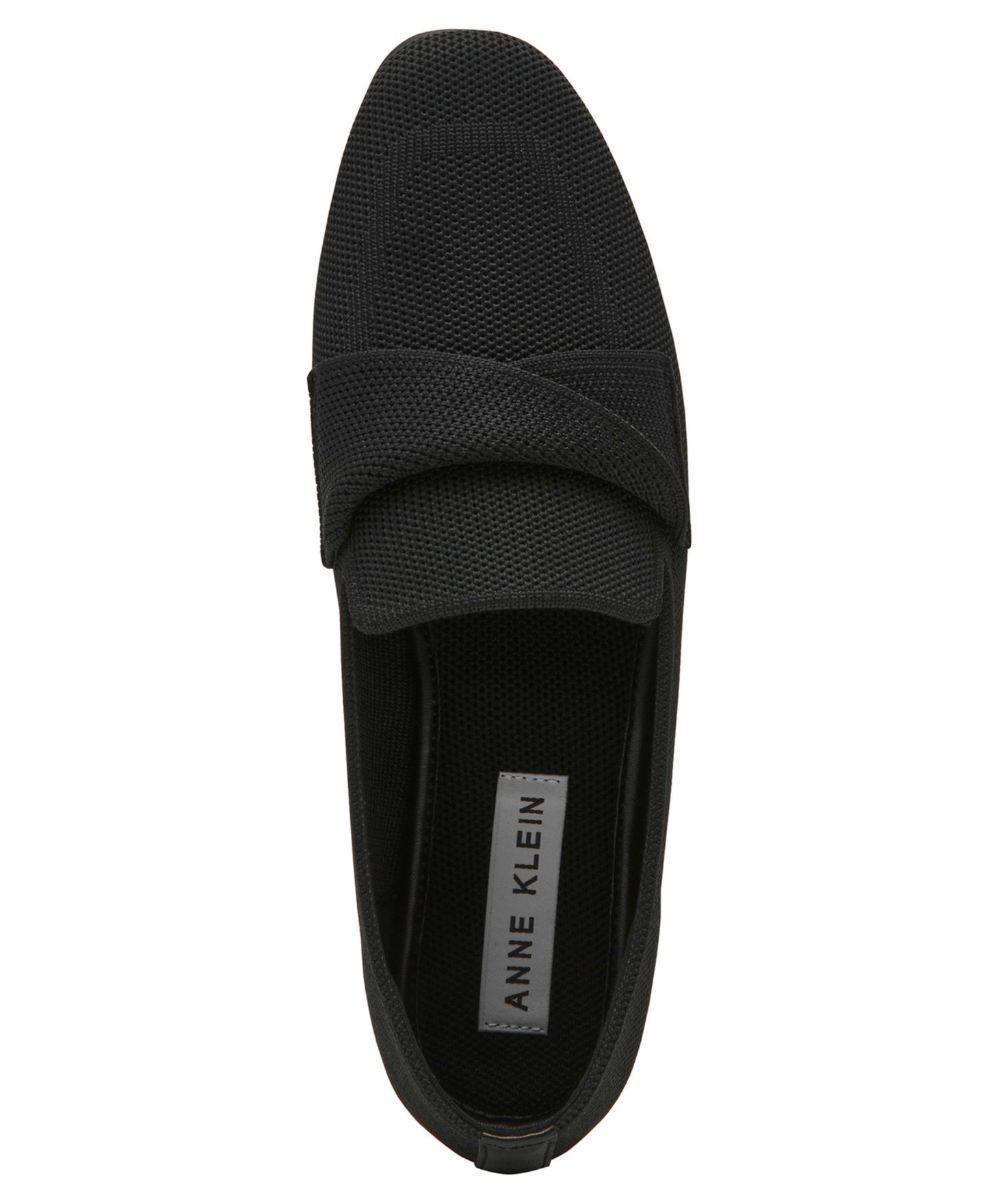 Женские туфли Anne Klein Twist Knit Round Toe, цвет: Чёрный вязаный — фото 4