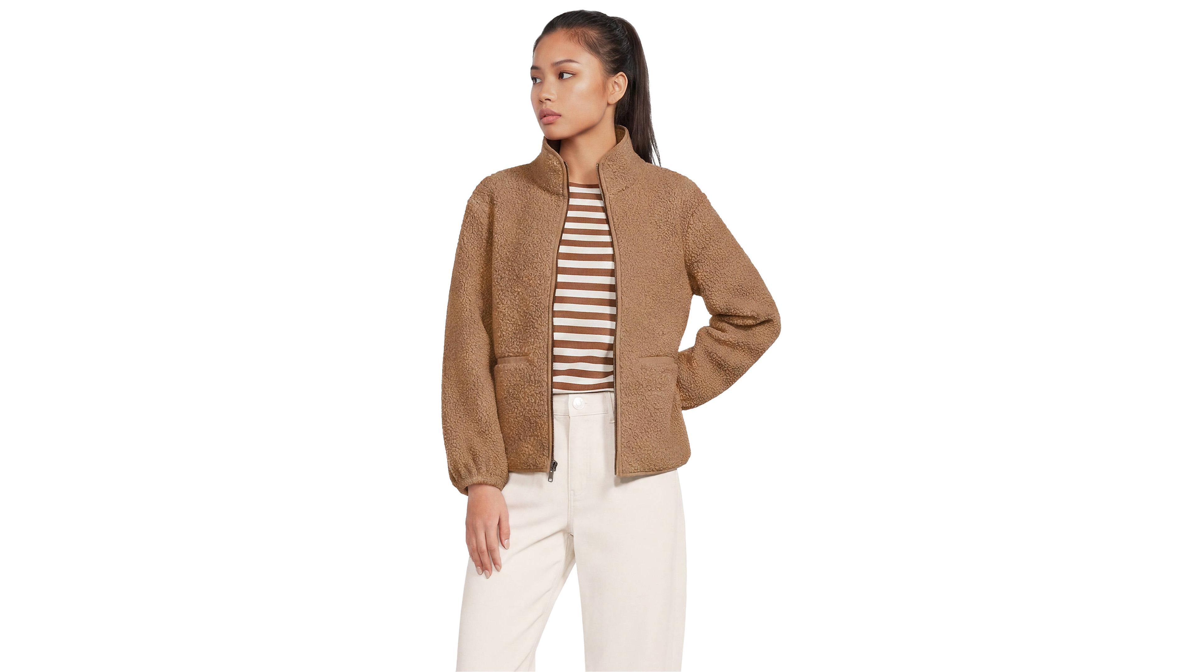 Lands' End Women's Boucle Fleece Jacket