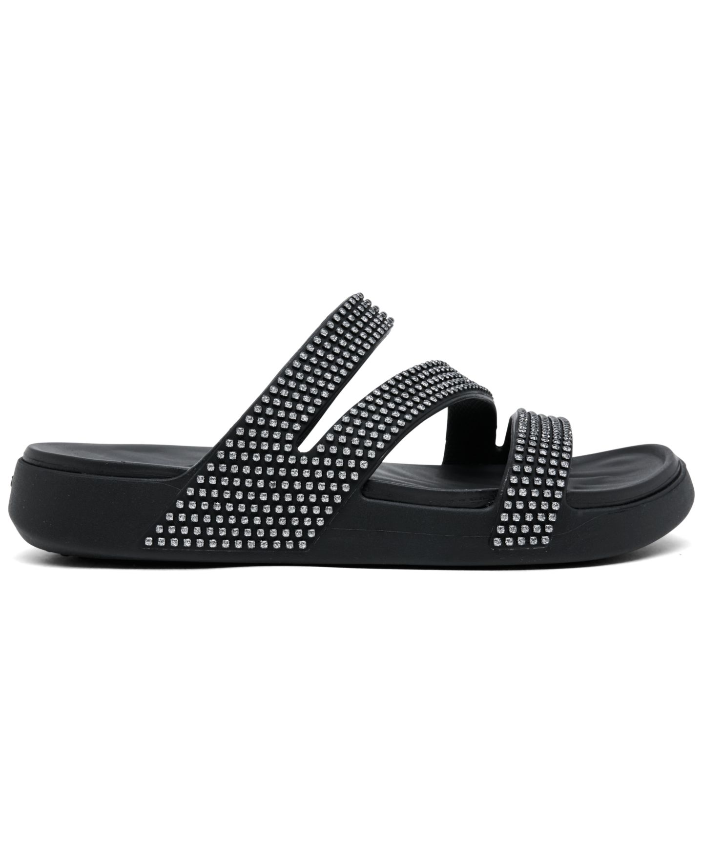 Женские сандалии Crocs Getaway Gems Strappy, цвет: Чёрный — фото 3