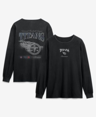 Men's Black Tennessee Titans Midnight Falls Long-Sleeve T-Shirt