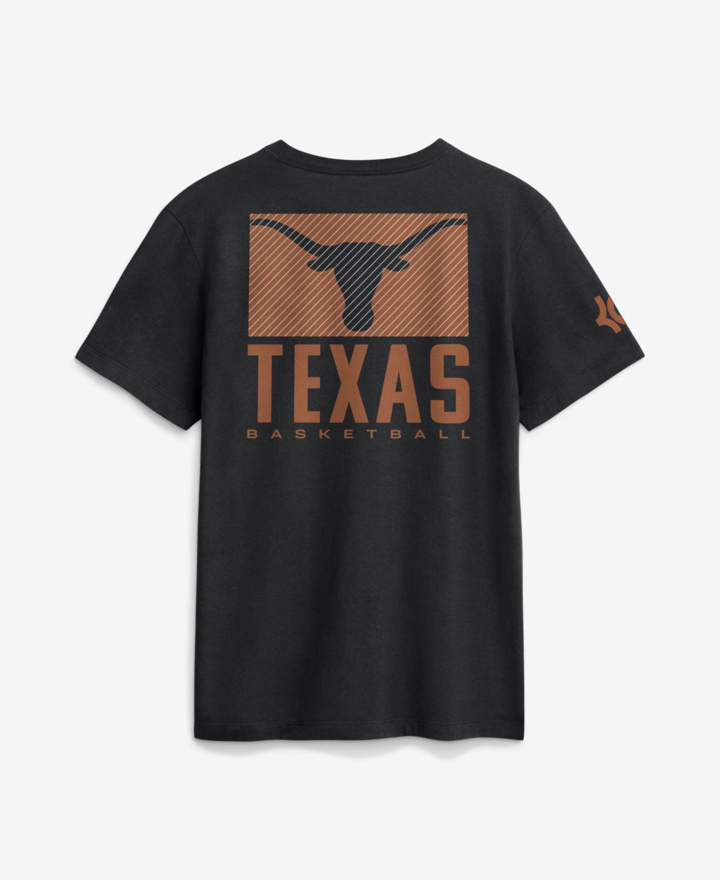 Мужская футболка Nike Black Texas Longhorns Courtside Dri-FIT — фото 3