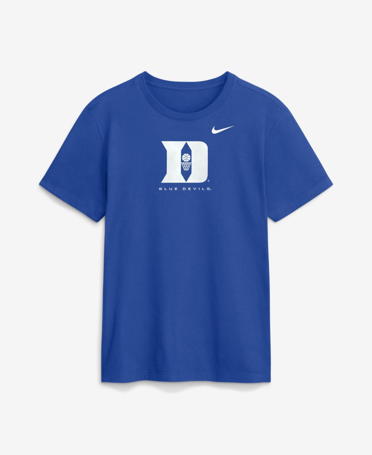 Мужская футболка Nike Royal Duke Blue Devils Courtside Dri-FIT — фото 2