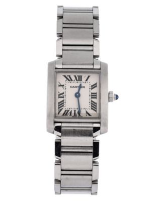 Tank Francaise Quartz Watch in Stainless Steel 20mm