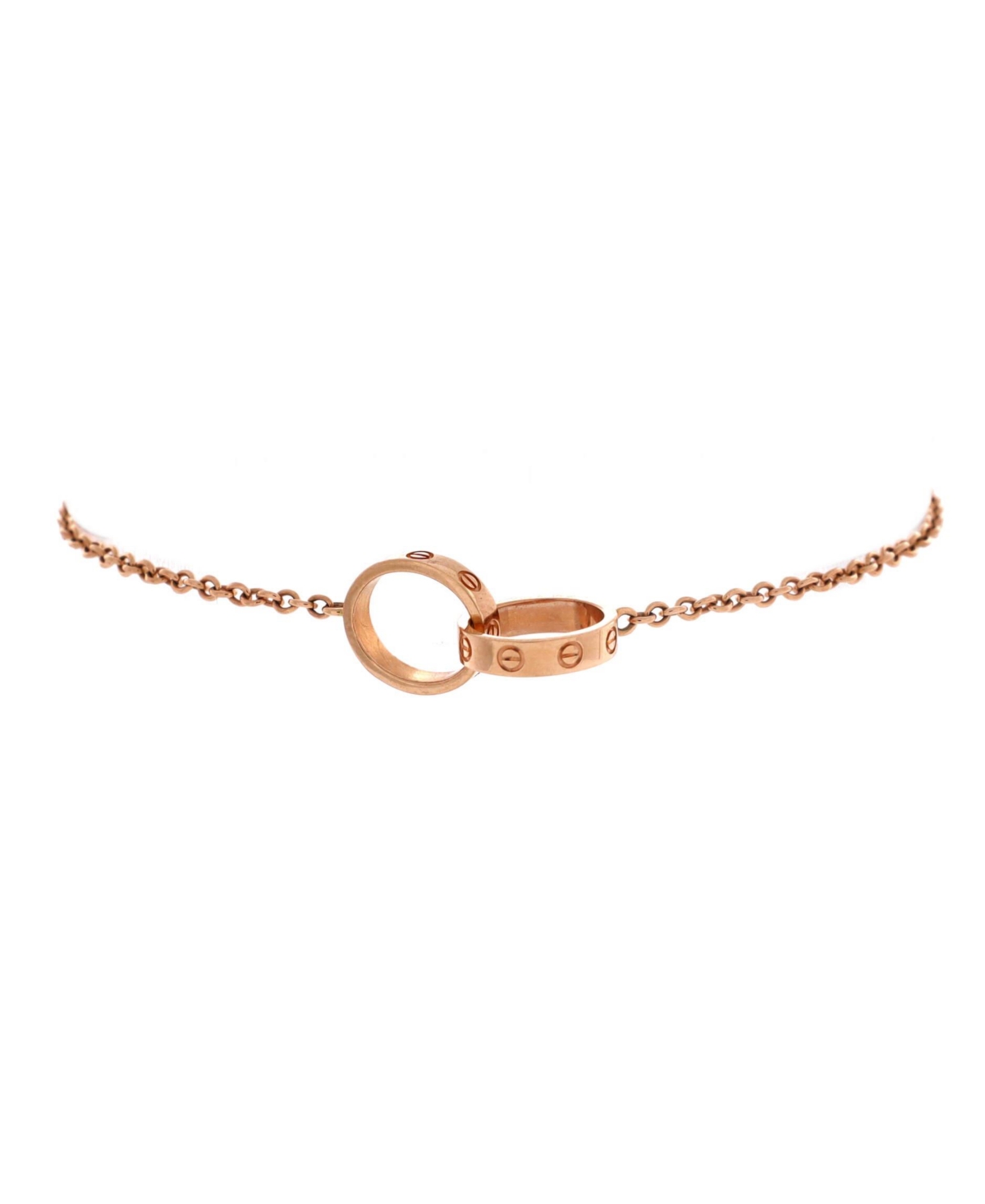 Pre-Owned Cartier Love Interlocking Bracelet - 18k rose gold