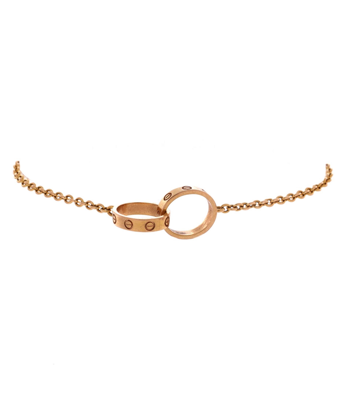Pre-Owned Cartier Love Interlocking Bracelet - 18k rose gold