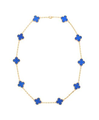 Pre-Owned Van Cleef and Arpels Vintage Alhambra 10 Motifs Necklace