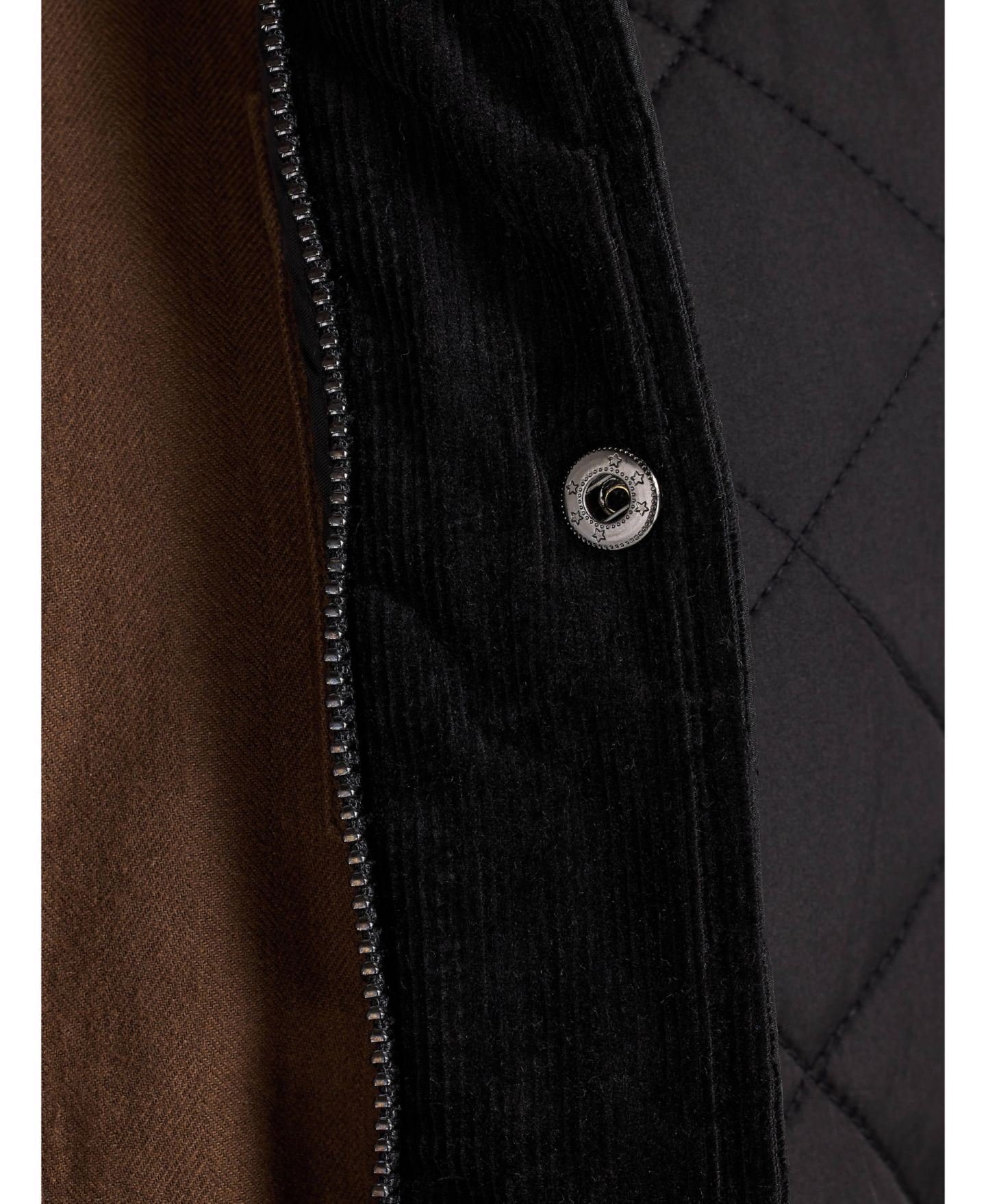 Мужская куртка Raging Bull Quilted Relaxed-Fit, цвет: Чёрный — фото 6