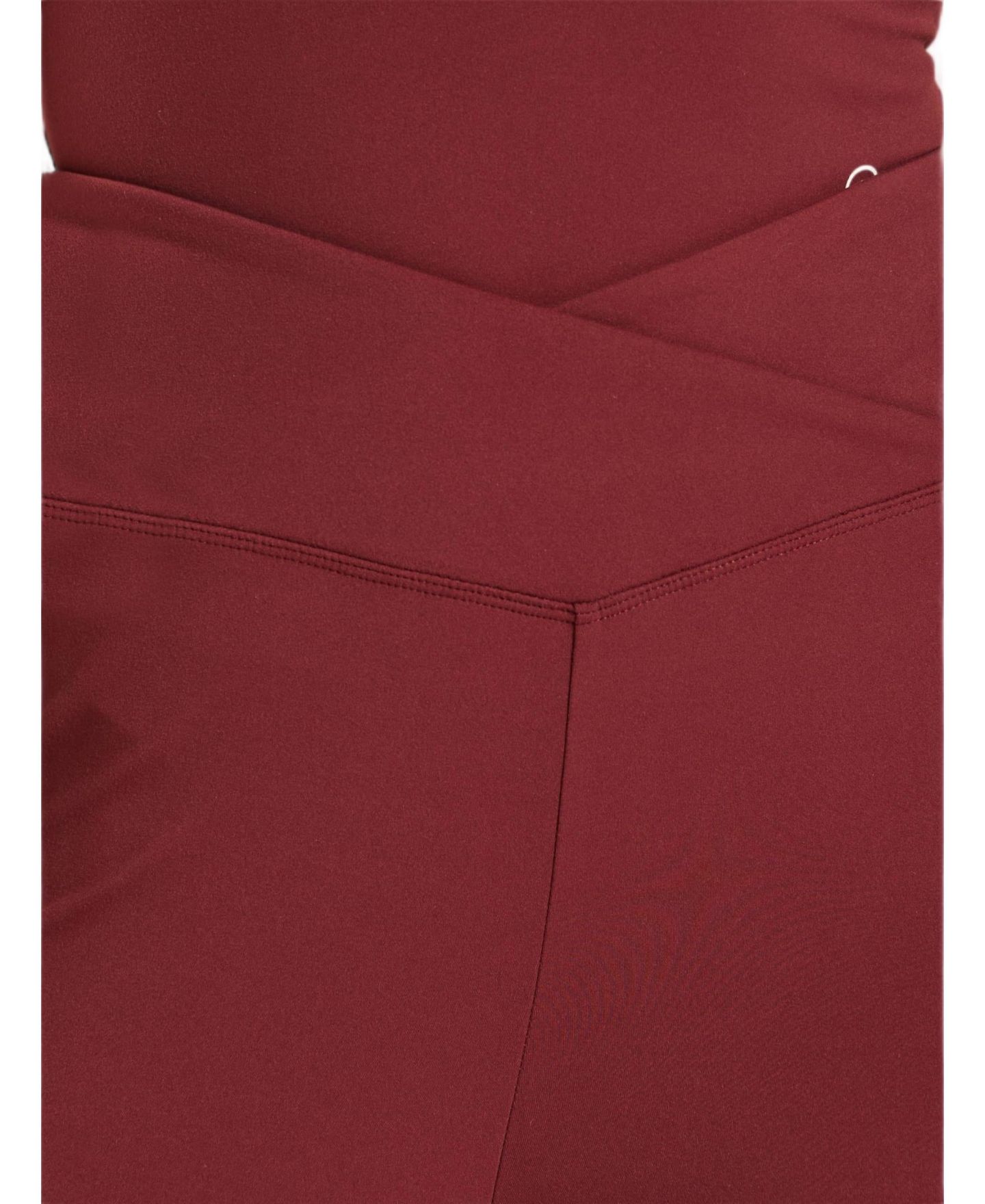 Женские леггинсы Be Athletica Be 180 High-Waisted Wrap-Waist Flared, цвет: Бордо — фото 6
