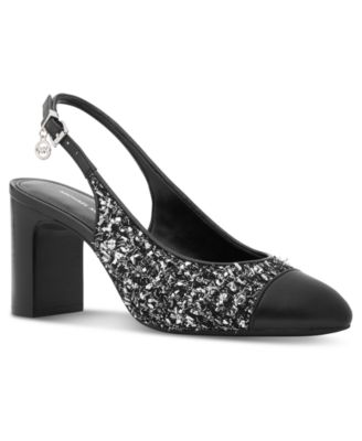 MICHAEL Women's Piper Flex Slingback Block Heel Pumps