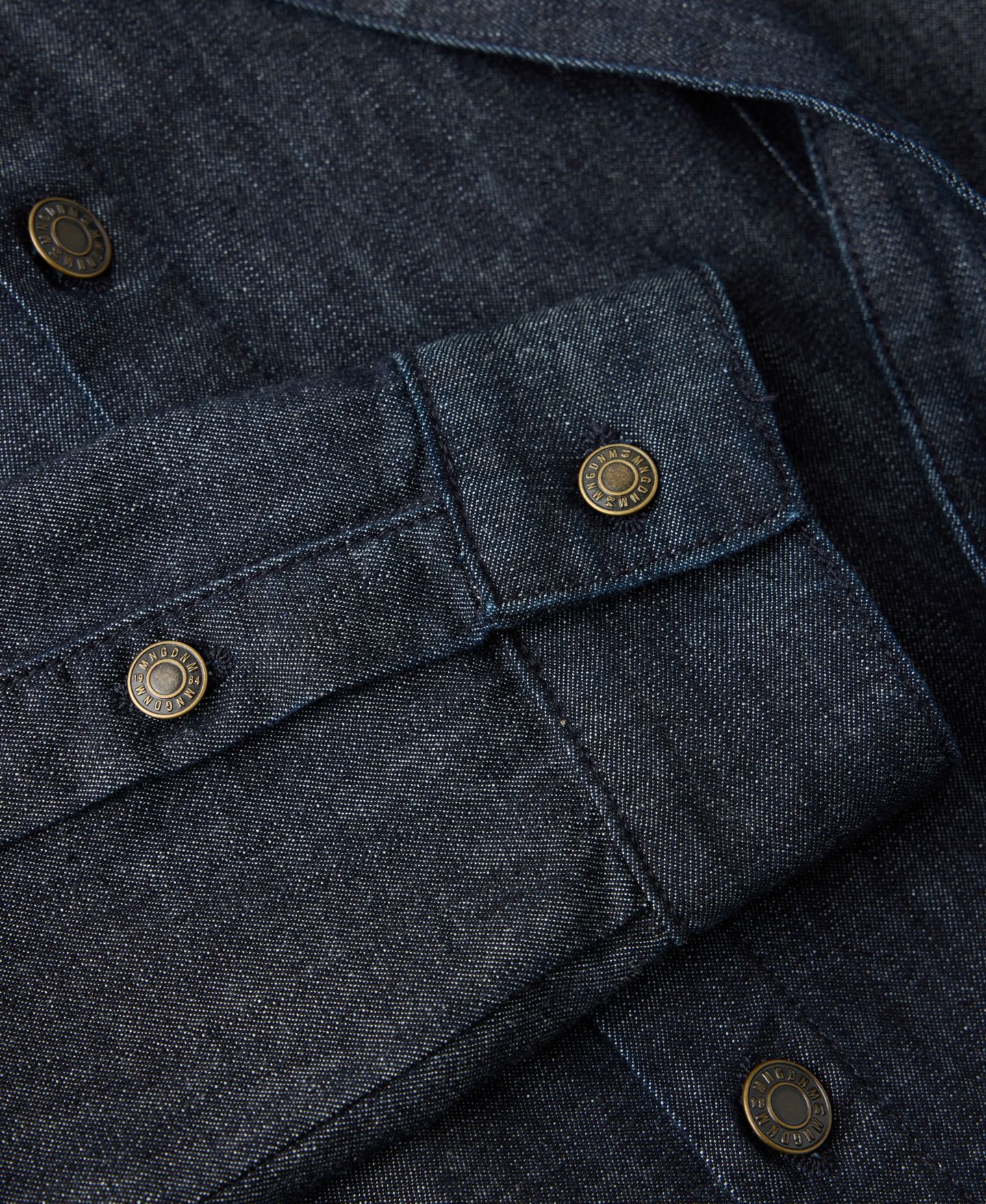 Женская рубашка Mango Becky Bow-Detail Long-Sleeve Denim, цвет: Синий — фото 6