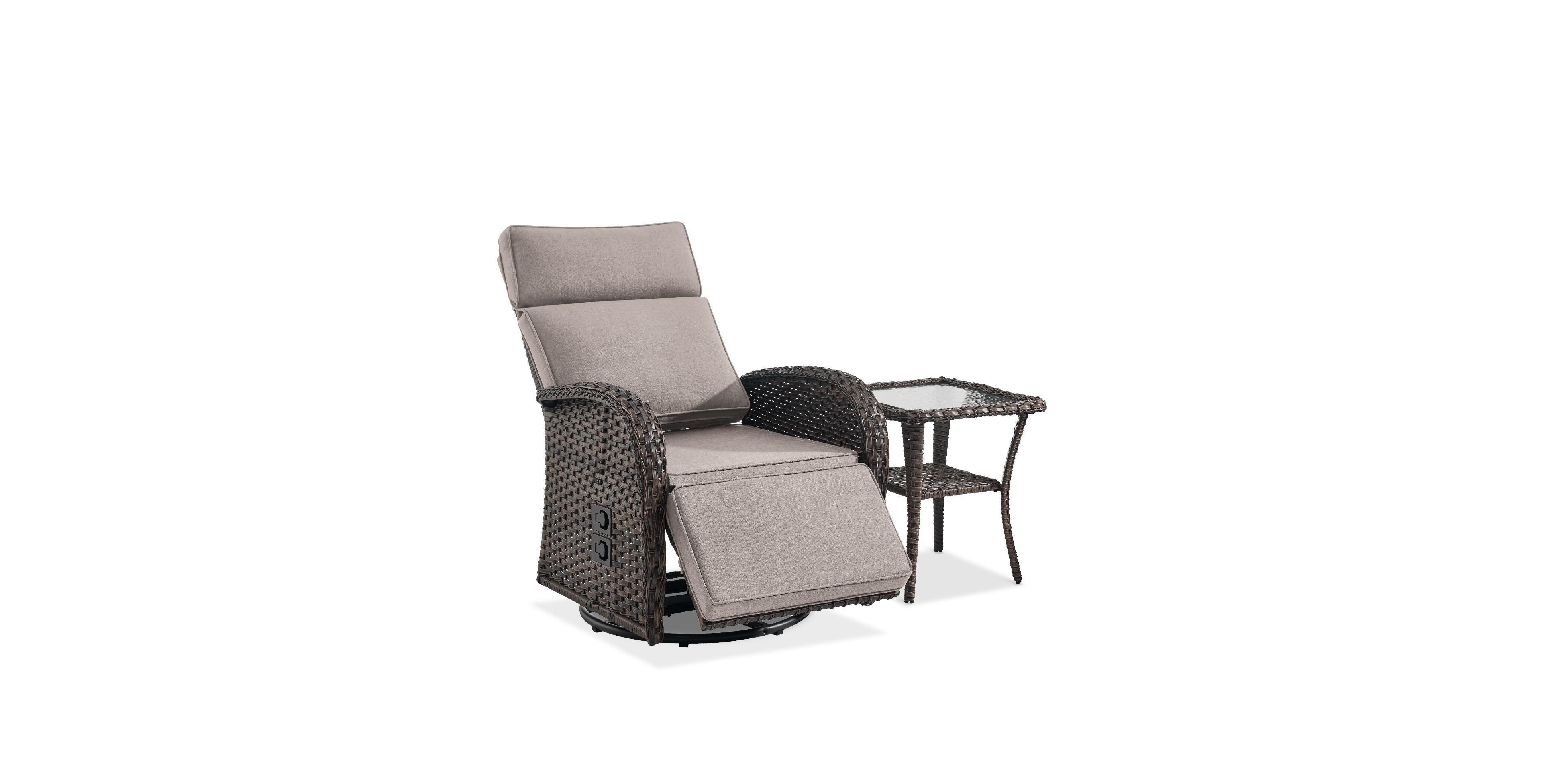 Pocassy 2-Piece Wicker Patio Chair Set