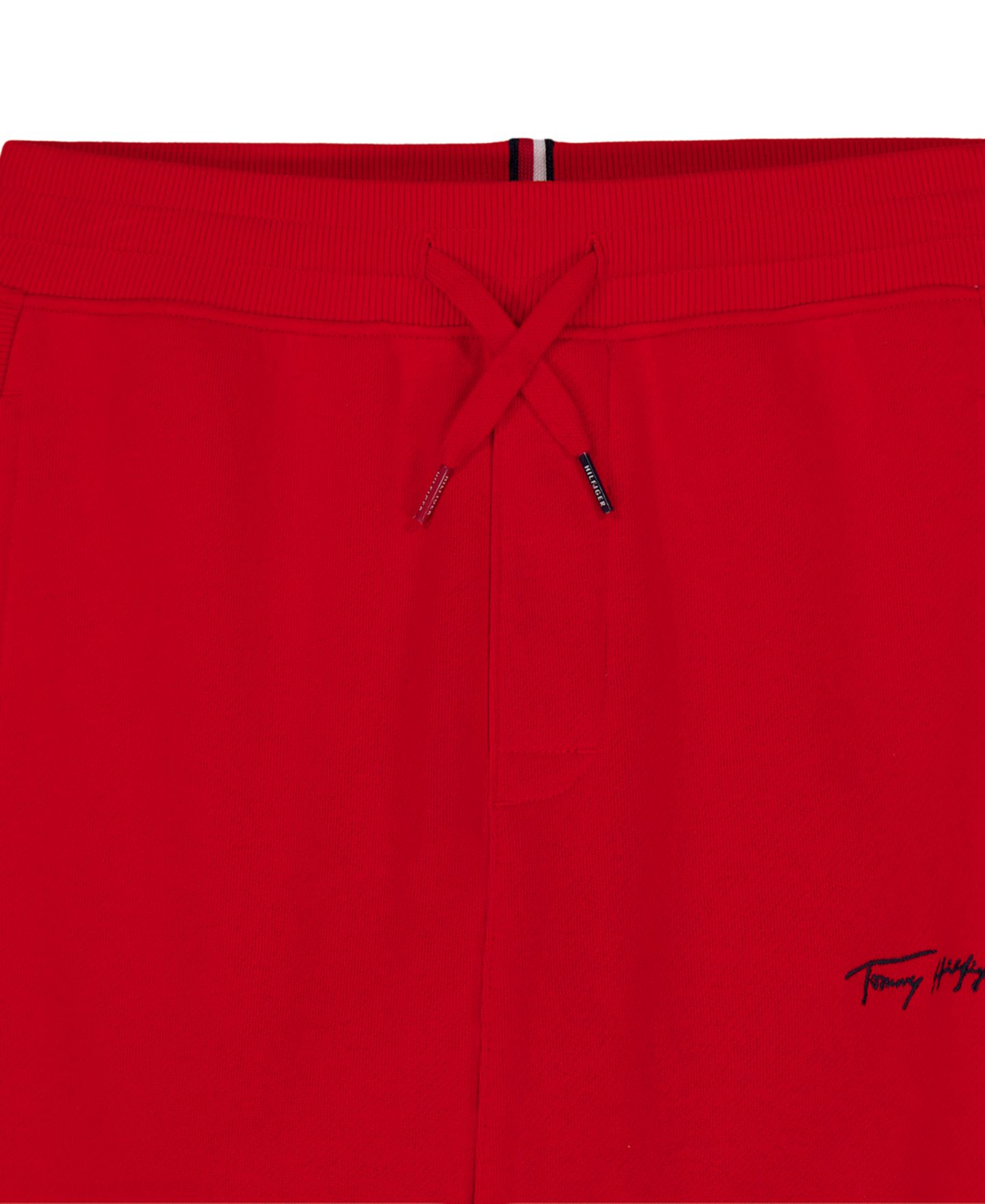 Брюки Tommy Hilfiger Tommy Signature Fleece Joggers для мальчиков, цвет: Красный — фото 5