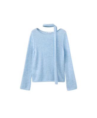Women's Boat Neck Long-Sleeve Sweater