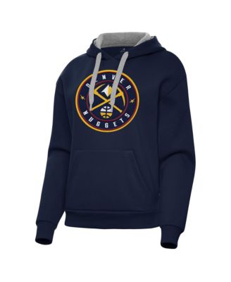 Women's Navy Denver Nuggets Victory Pullover Hoodie