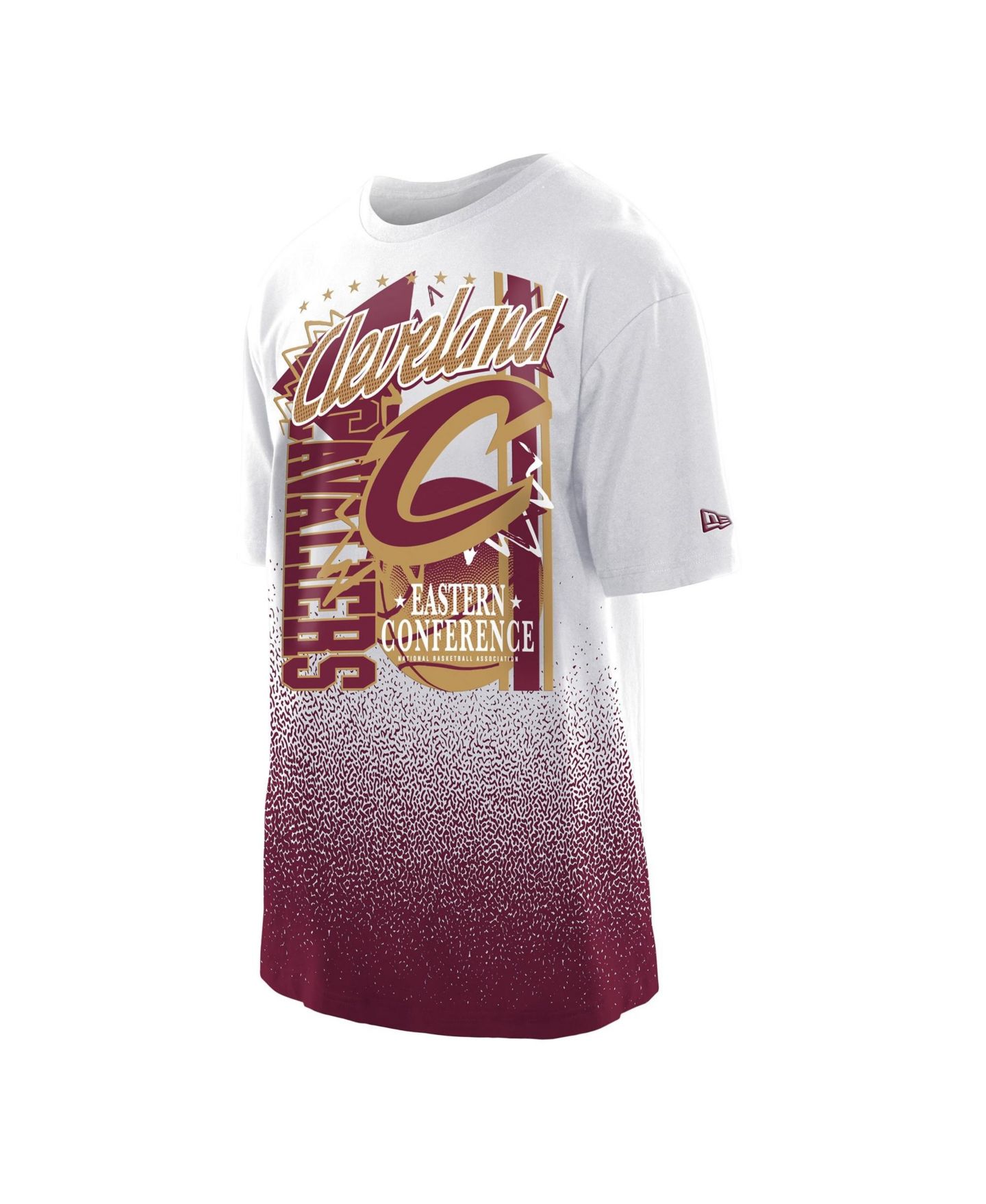 Мужская футболка New Era White Cleveland Cavaliers Injection Sport Classics — фото 2