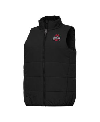 Women's Black Ohio State Buckeyes Experience Full-Zip Vest