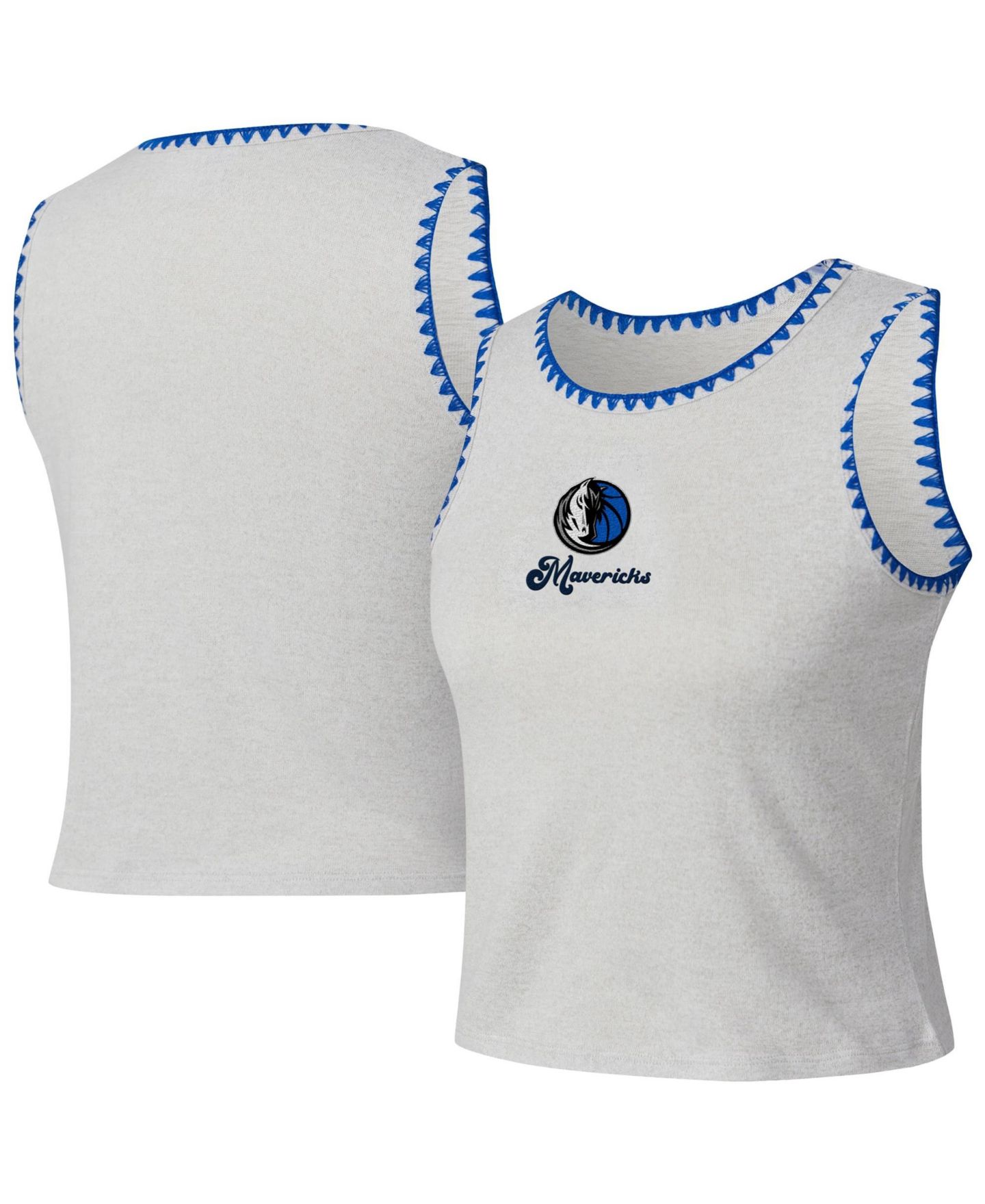 Женский топ Concepts Sport Gray Dallas Mavericks Neptune Hacci Knit — фото 1