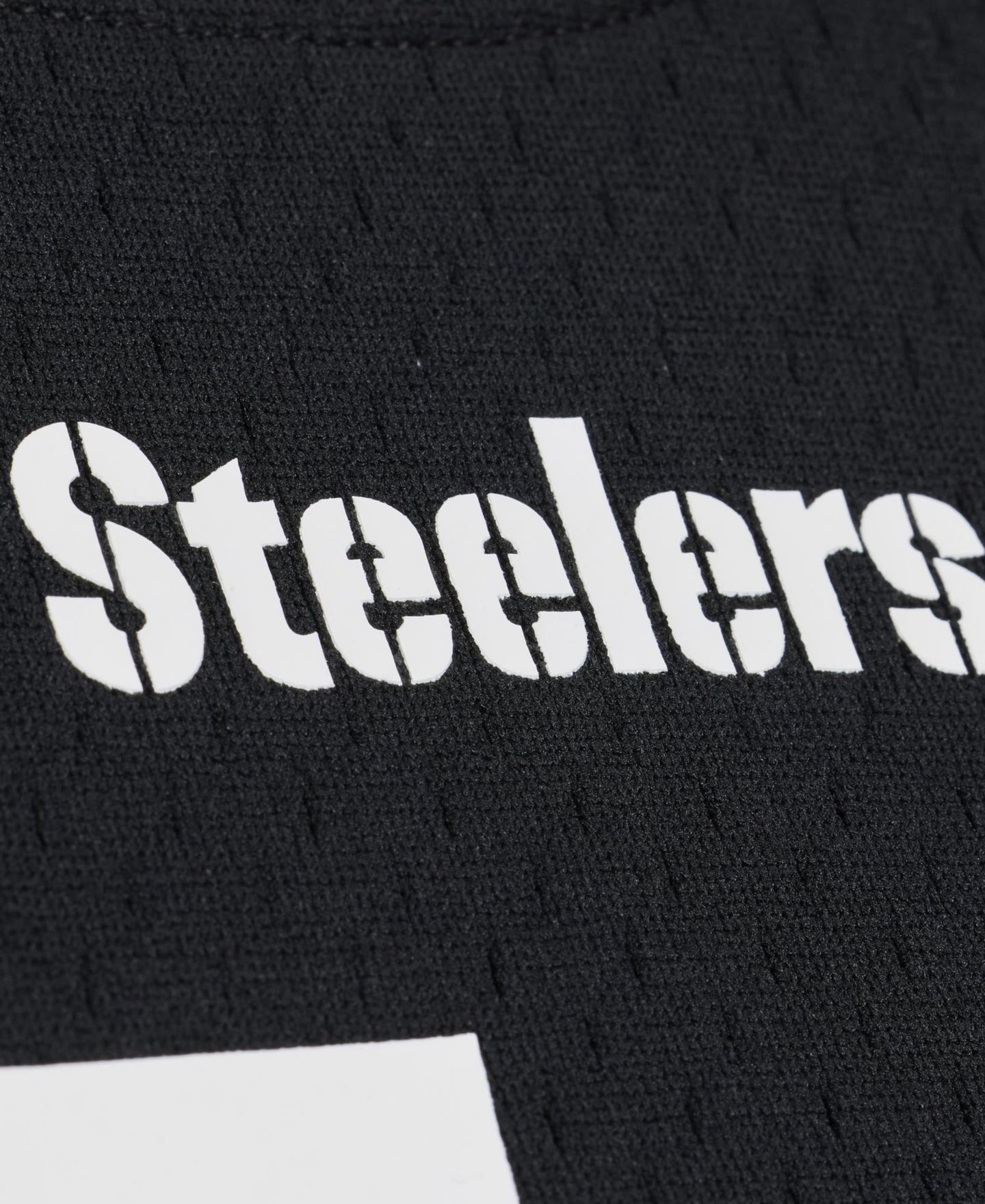 Мужской топ Mitchell & Ness Troy Polamalu Black Pittsburgh Steelers Retired Player Name & Number Mesh — фото 7
