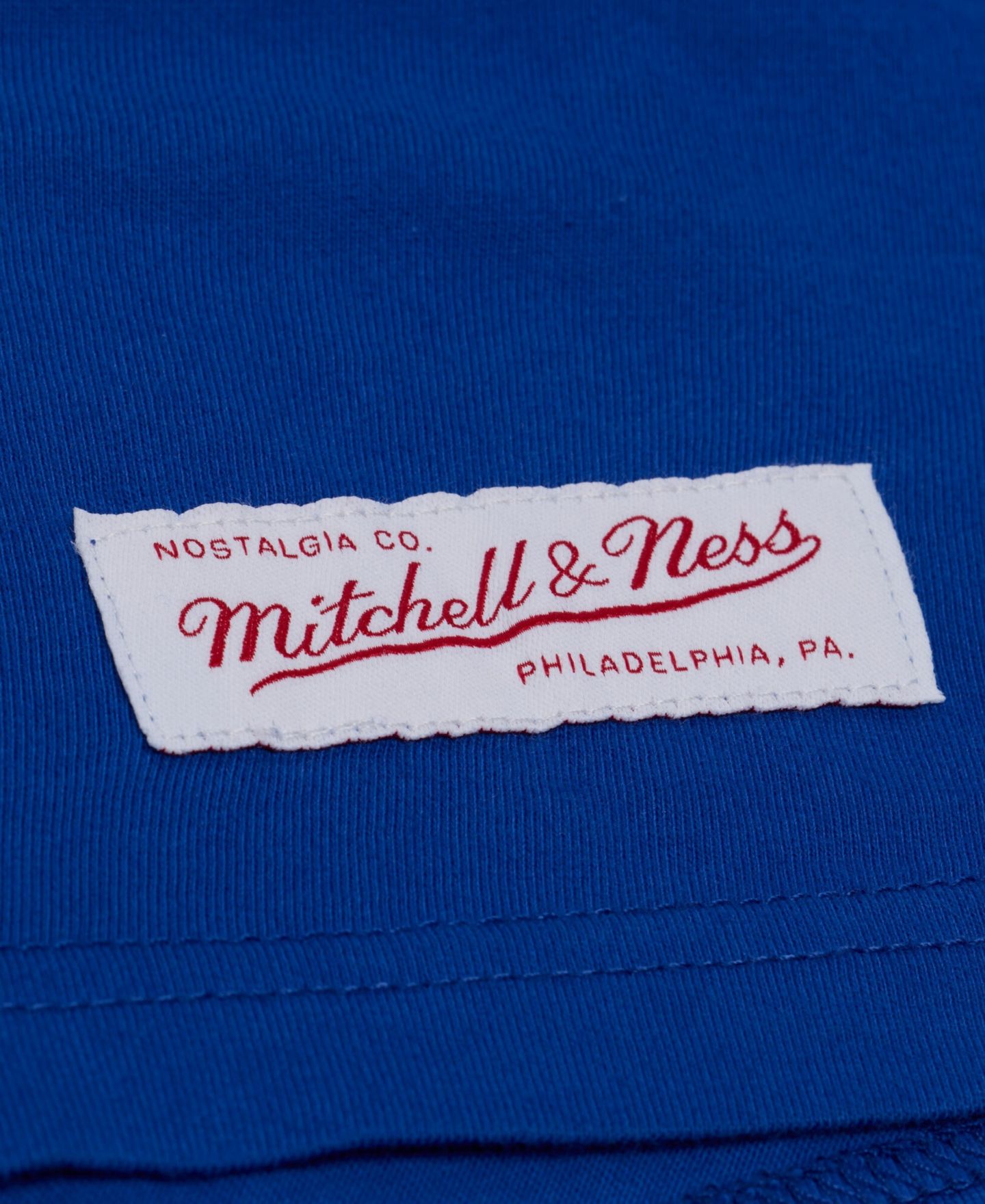 Мужская футболка Mitchell & Ness Mitchell Ness Royal Denver Nuggets Core Graphic — фото 5