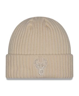 Men's Cream Milwaukee Bucks Color Pack Cuffed Knit Hat