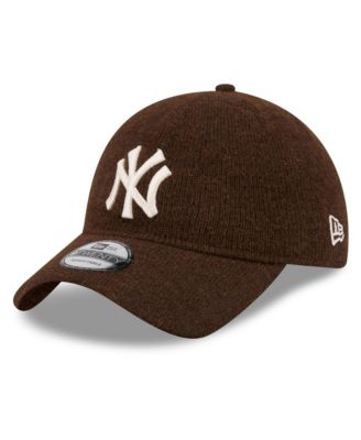 Men's Brown New York Yankees Open Market Wool 9TWENTY Adjustable Hat