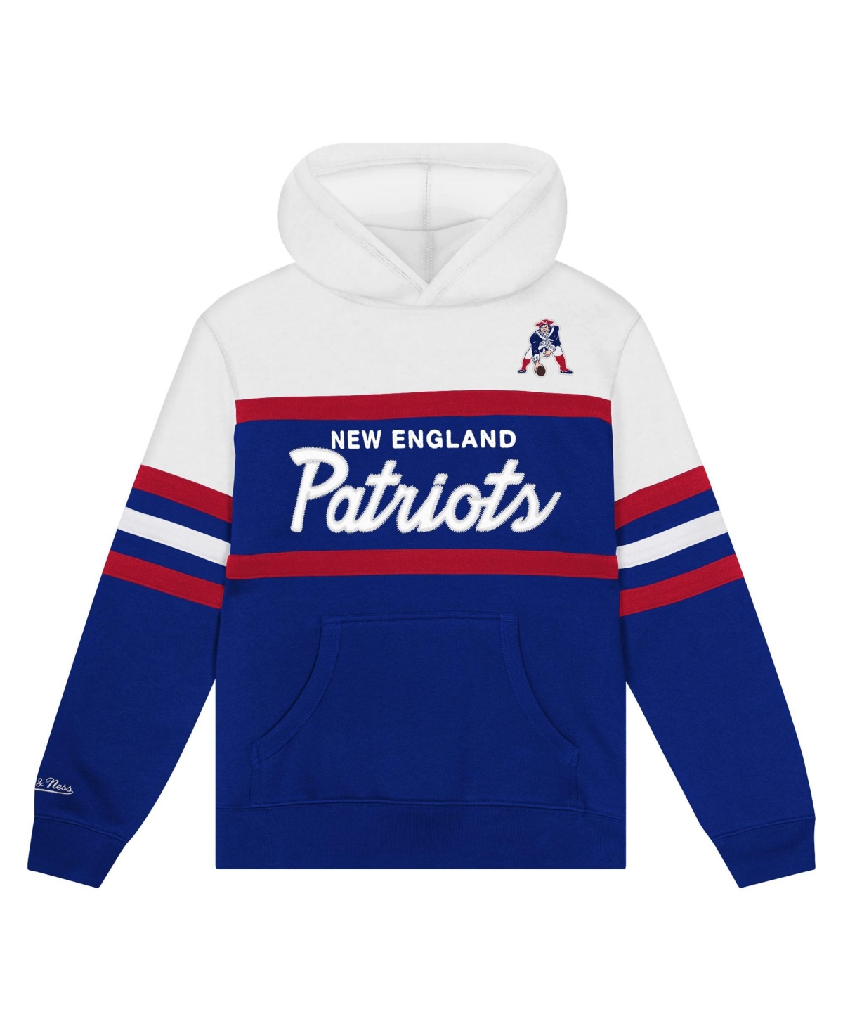 Mitchell & Ness Toddler Royal New England Patriots Head Coach Hoodie - Royal