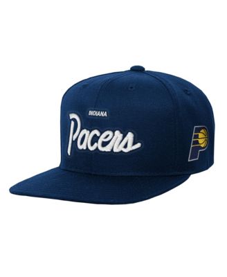 Big Boys' and Girls' Navy Indiana Pacers Head Coach Flat Brim Snapback Hat
