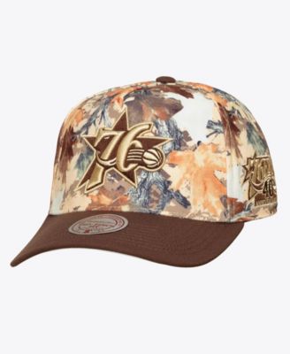 Men's and Women's Camo Philadelphia 76ers Leaf Camo Pro Adjustable Hat