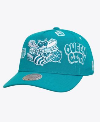 Men's and Women's Teal Charlotte Hornets Downtown Doodle Pro Snapback Hat
