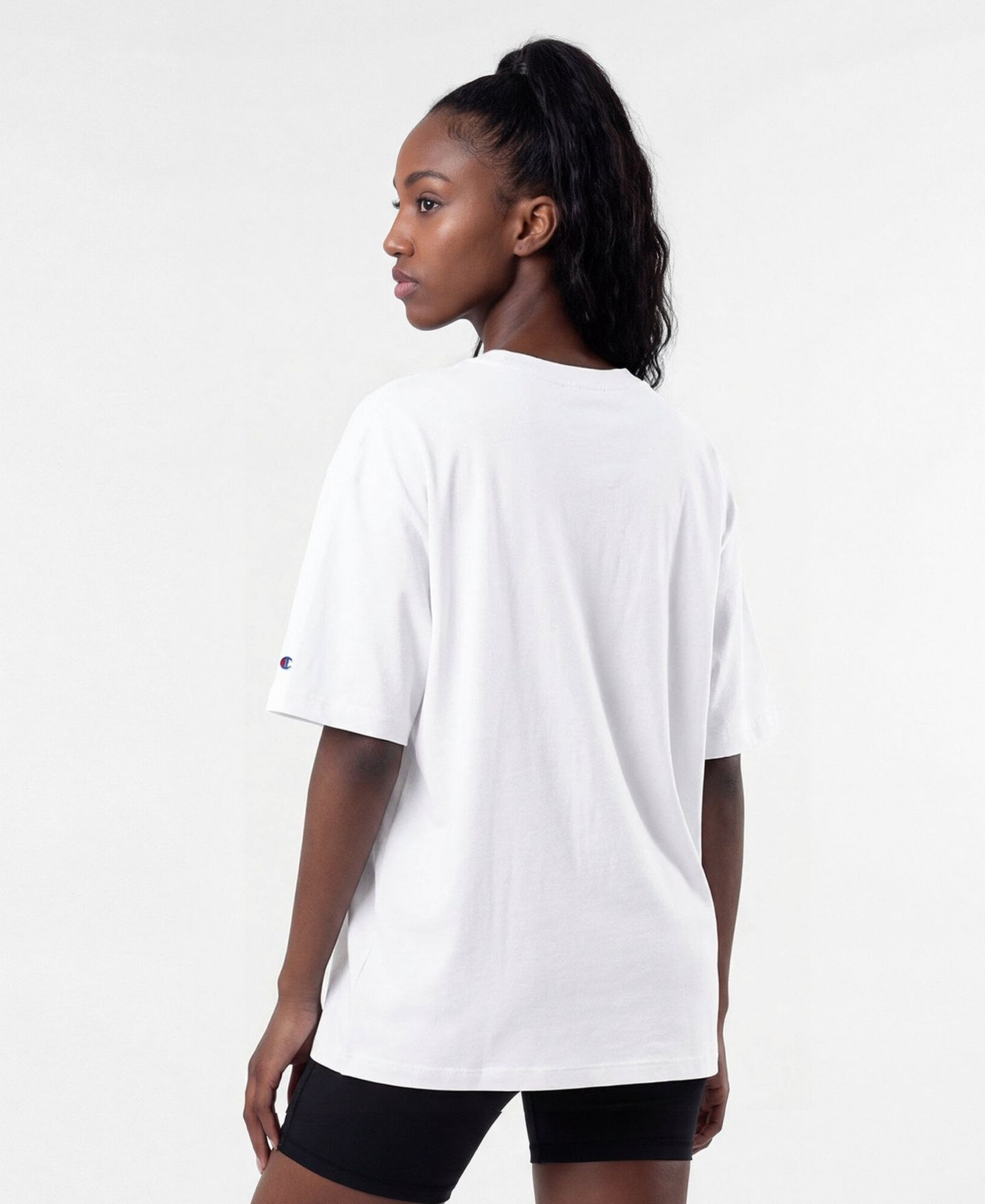 Женская футболка Champion White Appalachian State Mountaineers Retro Oversized — фото 2