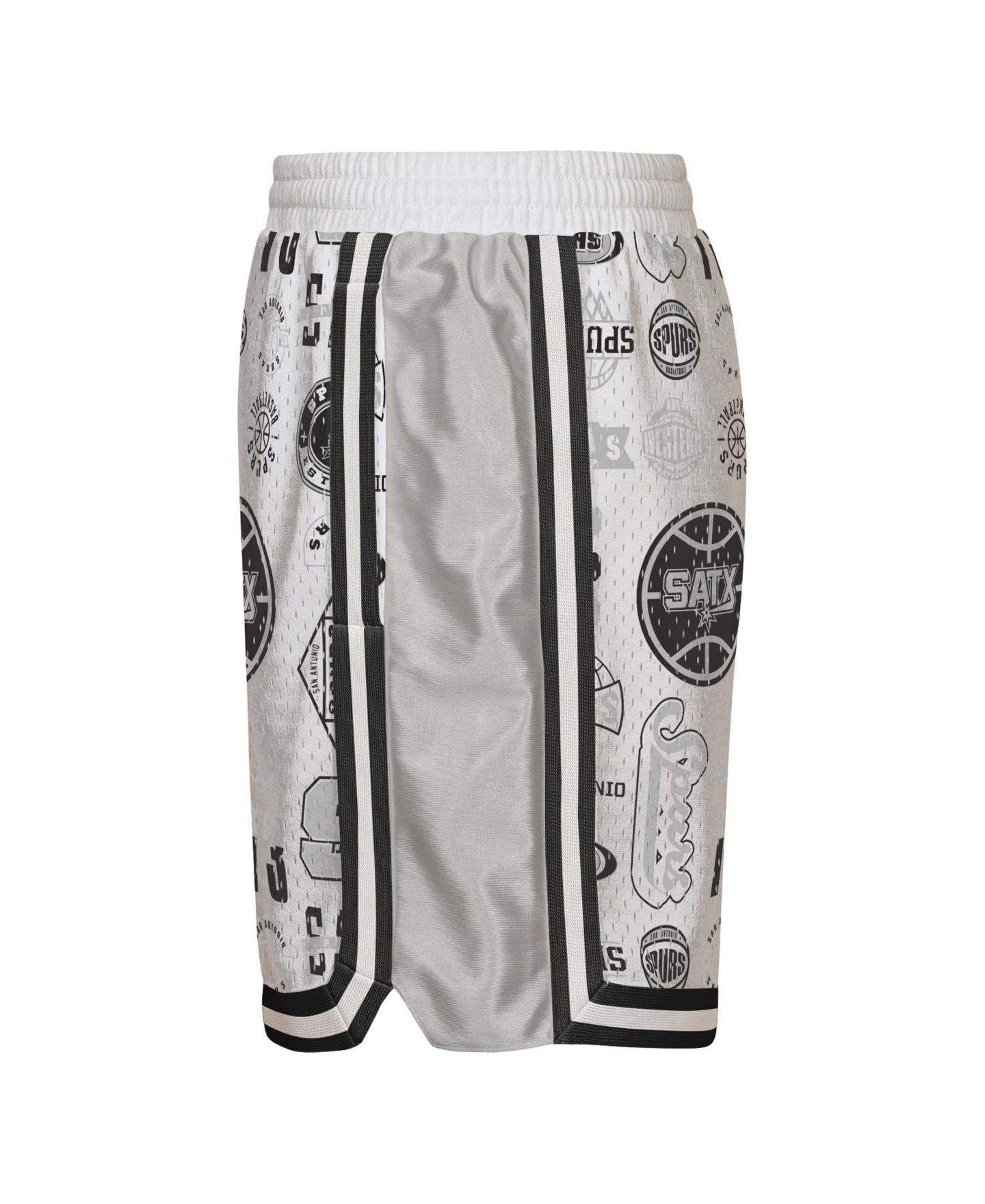 Детские шорты Outerstuff White San Antonio Spurs Ball Hog Dazzle Basketball — фото 4