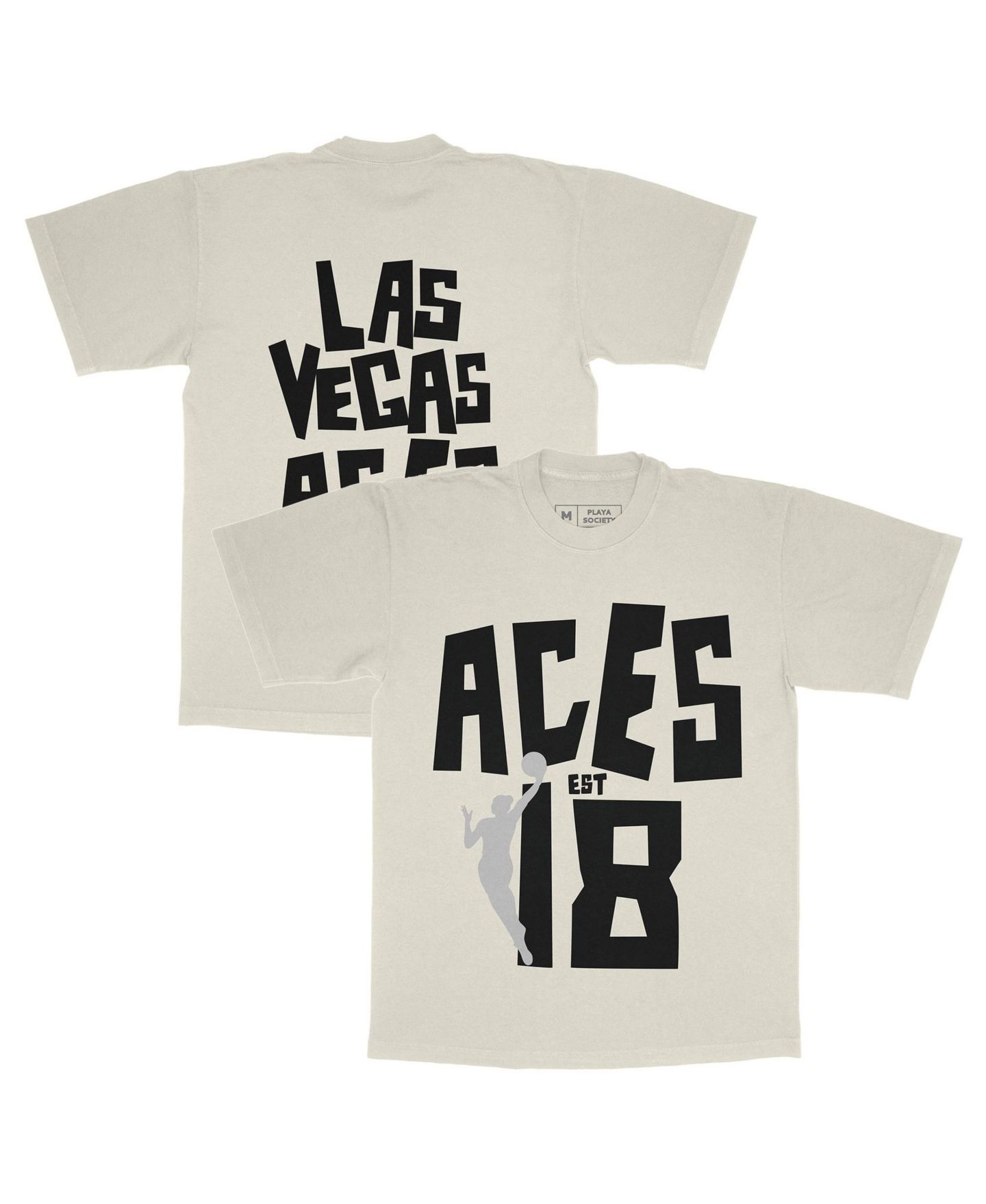 Футболка Playa Society Oatmeal Las Vegas Aces Est — фото 1