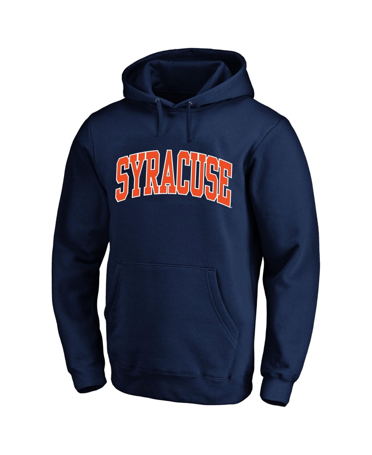 Champion Men's Navy Syracuse Orange Arch Over Tackle Twill Big Tall Hoodie - Navy