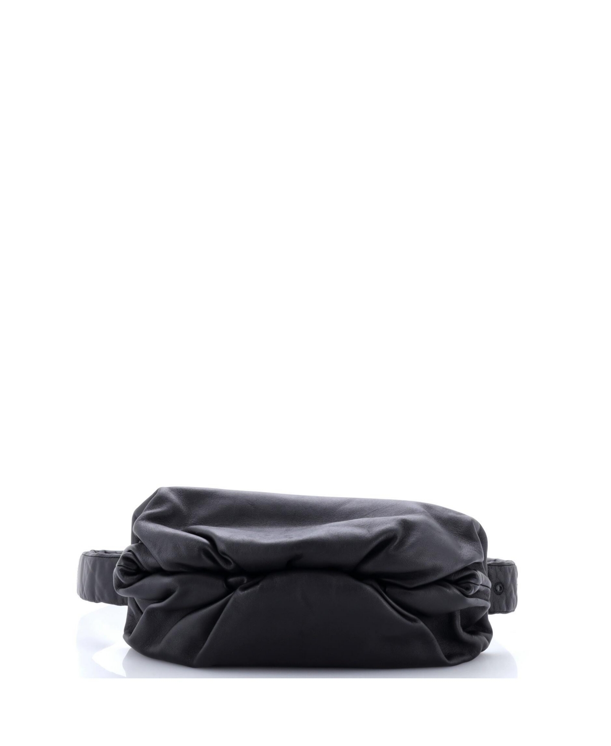 Pre-Owned Bottega Veneta Small The Body Pouch Leather - Black