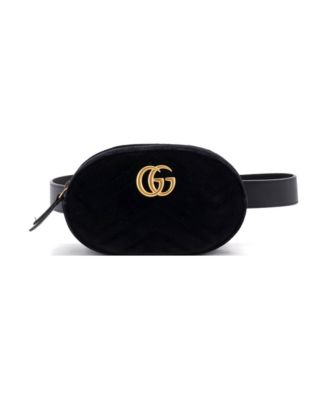 GG Marmont Belt Bag Matelasse Velvet